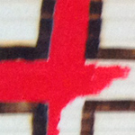Auch wenn es in der Vorschau so ausgesehen haben mag das wird kein Rotkreuzsymbol sondern ist ein Teil des Wappens von Maushausen.