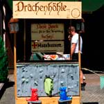 Mittelaltermarkt, Mittelalterfest, Lauchringen, Land der Drachen, Drachenspiele, Drachenschießen, Drachenhöhle, Drachenfütterung.