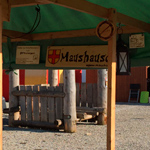 Mäuseroulette; Mittelaltermarkt Senden bei Neu Ulm 2015.