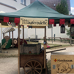 Mäuseroulette, Maushausen, Mäusegaukler, Gauklermaus, Mittelaltermarkt, Mittelalter, Mittelalterfest, historischer Markt Herbrechtingen Heidenheim