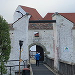 Der Zugang zur Burg Wildenstein, irgendwo in diesem Bereich wird das Mäuseroulette stehen