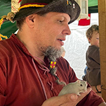 Der Mäusegaukler , das wahrscheinich schönste Mäuseroulette der Welt, eine Maus oder was auch immer zum Marktwochenende auf Burg Katzenstein gehört