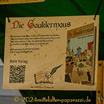 Der Mäusegaukler , das wahrscheinich schönste Mäuseroulette der Welt, eine Maus oder was auch immer zum Marktwochenende auf dem Mittelalterspektakel zu Feuchtwangen gehört. Das war der Saisonabschluss der Sommersaison.