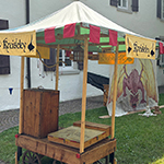 Der Mäusegaukler, das wahrscheinich schönste Mäuseroulette der Welt, eine Maus oder was auch immer zum Marktwochenende im Kloster Bad Schussenried gehört, der Markt fand im rahmen von 500 Jahre Bauernkrieg und der Landesausstellung UFFRUR statt. UFFRUHR