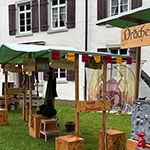 Der Mäusegaukler, das wahrscheinich schönste Mäuseroulette der Welt, eine Maus oder was auch immer zum Marktwochenende im Kloster Bad Schussenried gehört, der Markt fand im rahmen von 500 Jahre Bauernkrieg und der Landesausstellung UFFRUR statt. UFFRUHR