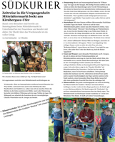 Presseartikel, Zeitungsartikel Artikel vom Mittelaltermarkt am See - Kirnbergsee in Bräunlingen/Unterbrändt, Markus der Mäusegaukler, Mäuseroulette