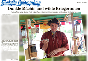  - Presseartikel, Zeitungsartikel, Markus der Mäusegaukler, Mäuseroulette, schillingsfürst, zeitung, presse, mittelalterspektakel.