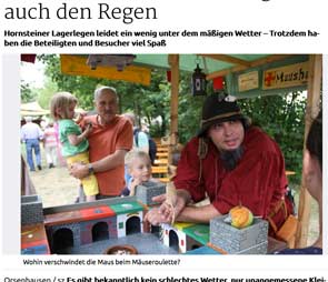 Presseartikel Hornsteiner Lagerleben Orsenhausen 2015