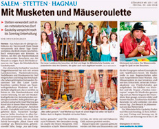 Presseartikel Stetten am Bodensee 2014