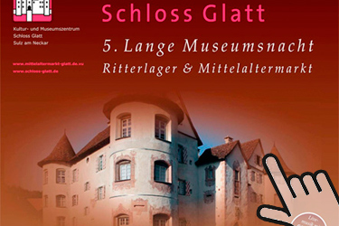 Flyer Mittelaltermarkt Schloss Glatt