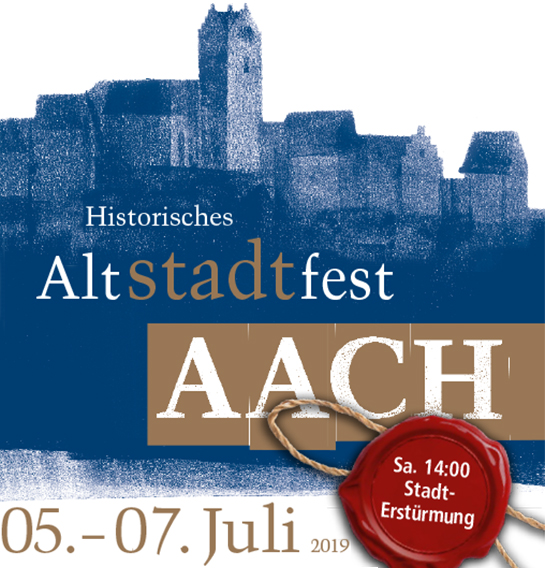Flyer Aach an der Aach historisches Altstadtfest.
