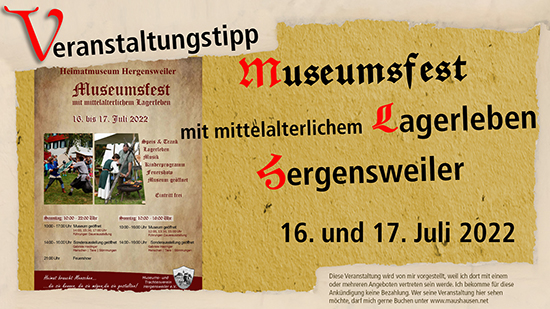 Werbung für die Veranstaltung in Hergensweiler