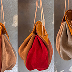 Lederbeutel welche entstanden sind in Maushausen.