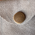 Bildmaterial von der entstehung der ersten Münztäschchen, Schnittmuster, Tests und fertige Täschchen.