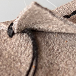 Bildmaterial von der entstehung der ersten Münztäschchen, Schnittmuster, Tests und fertige Täschchen.