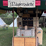 Bilder von wahrscheinlich schönsten Mäuseroulette der Mittelalterszene auf dem Museumsfest mit Lagerleben in Hergensweiler bei Lindau am Bodensee