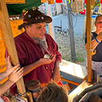 historischer Markt Huisheim, Harburg Das Mäuseroulette und die Hauptdarsteller waren auf dem historischen Markt zu Huisheim in Schwaben, Maushausen, Mäusegaukler, Gauklermaus