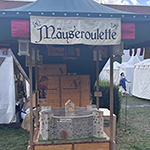Das Mäuseroulette und die Hauptdarsteller waren auf dem MittelalterSpektakel zu Fürstenfeld im Kloster Fürstenfeldbruck, Maushausen, Mäusegaukler, Gauklermaus