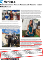  - Presseartikel, Zeitungsartikel, Markus der Mäusegaukler, Mäuseroulette, Nachbericht zum Mittelalterspektakel in Fürstenfeldbruck.