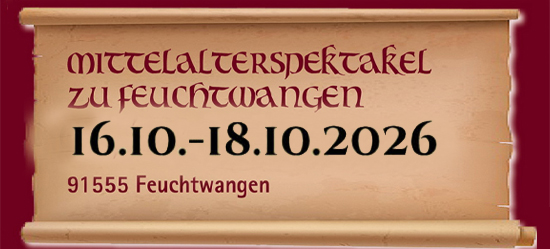 Veranstaltungsplakat Mittelalterspektakel zu Feuchtwangen