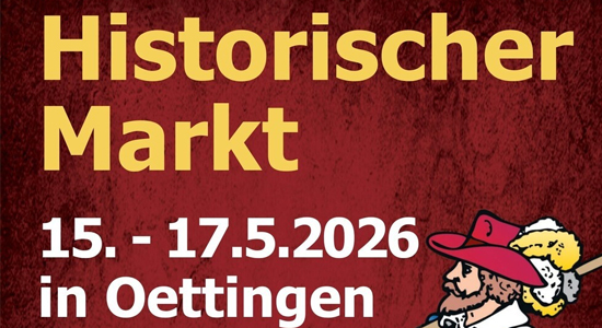 Plakat historsicher Markt zu Oettingen
